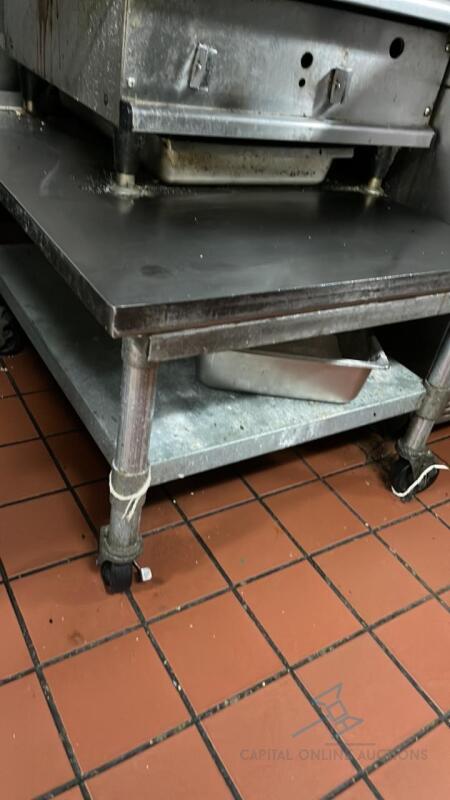 Stainless Steel Equipment Stand with Undershelf