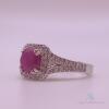 14kt Gold, Ruby & Diamond Cocktail Ring - 3