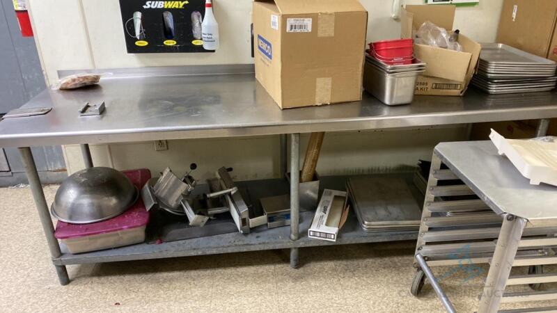 Stainless Steel Prep Table