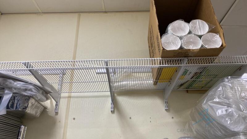 Mounted Metal Shelving