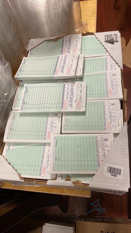 Box of Guest Checks