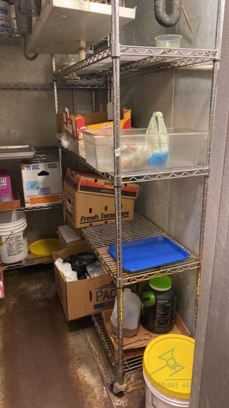 Metal Shelving Unit