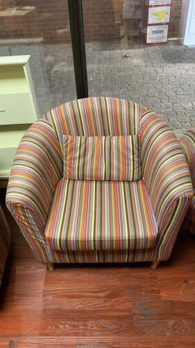 Striped Lounge Chair (3)