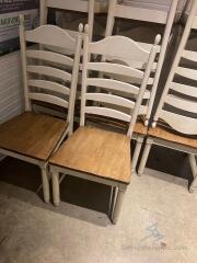 (8) White Dining Chairs