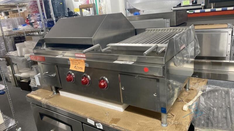 Cecilware Griddle / Charbroiler, Electric, Countertop (New/Floor Model)