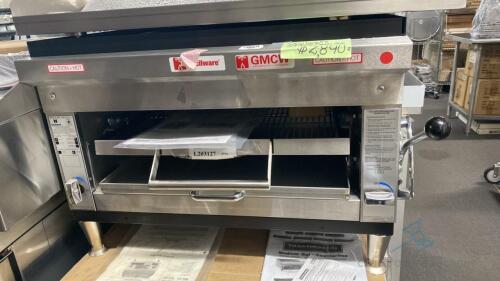 Cecilware Griddle / Charbroiler, Gas, Countertop (New/Floor Model)