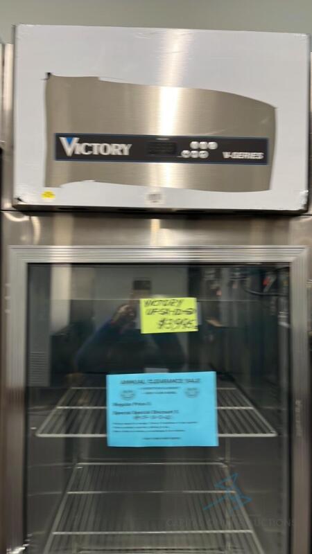 Victory Refrigerator, Reach-In (New/Floor Model)