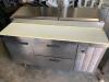 2 Door Refrigerated Pizza Prep Table - 4