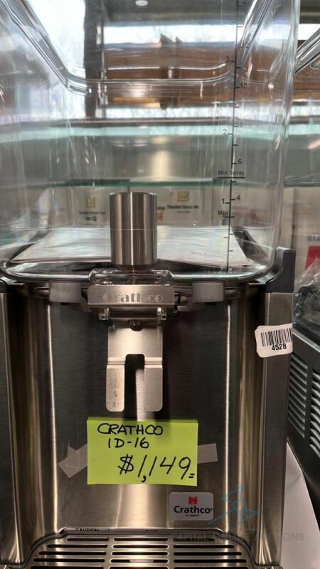 Crathco Beverage Dispenser, Electric (Cold) (New/Floor Model)