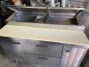 2 Door Refrigerated Pizza Prep Table - 6