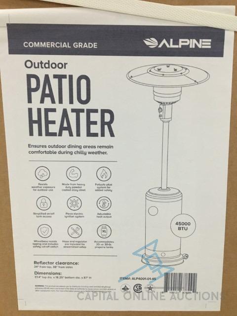 Alpine Industries Patio Heater (New/Floor Model)