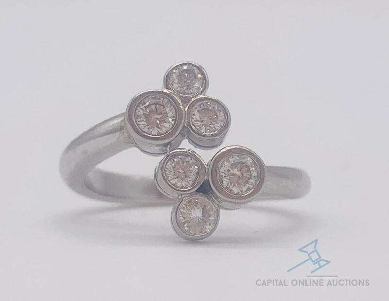 14kt White Gold & Diamond Ring