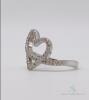 14kt Gold Heart Diamond Ring - 2