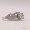 14kt White Gold Diamond Engagement Ring - 3