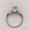 14kt White Gold Diamond Engagement Ring - 4