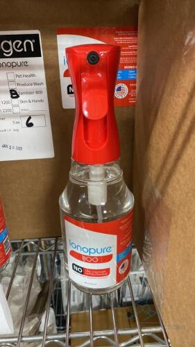 (6) 600 mL ionpure 800 Chemicals: Neutral Cleaners (NEW)