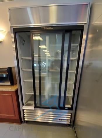 True Glass Door Reach In Refrigerator