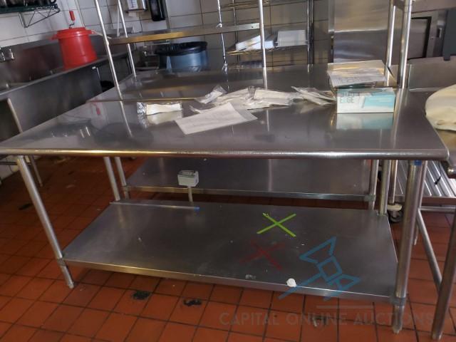 3 Stainless Tables