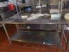 3 Stainless Tables