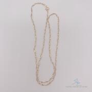 Beautiful 14kt Yellow Gold Twisted Chain Necklace