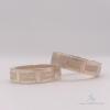 Matching Set of 2x 14kt Solid Yellow Gold Band Rings