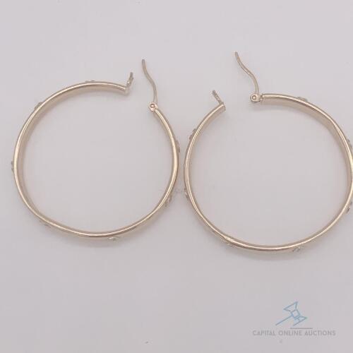 14kt Yellow Gold Hoop Earrings