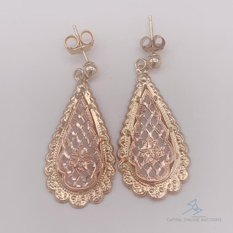 Beautiful 14kt Gold Earrings