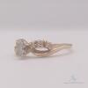 14kt Solid Yellow Gold Diamond Ring - 2