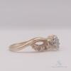 14kt Solid Yellow Gold Diamond Ring - 3