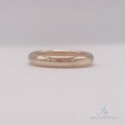 14kt Solid Yellow Gold Wedding Band Ring- Size 7