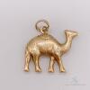 14kt Solid Yellow Gold Camel Pendant - 2