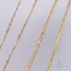 Two 14kt Solid Yellow Gold Chain Necklaces