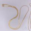 Two 14kt Solid Yellow Gold Chain Necklaces - 5