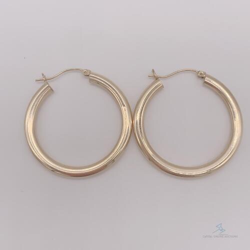 14kt Yellow Gold Hoop Earrings