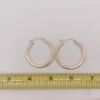 14kt Yellow Gold Hoop Earrings - 2