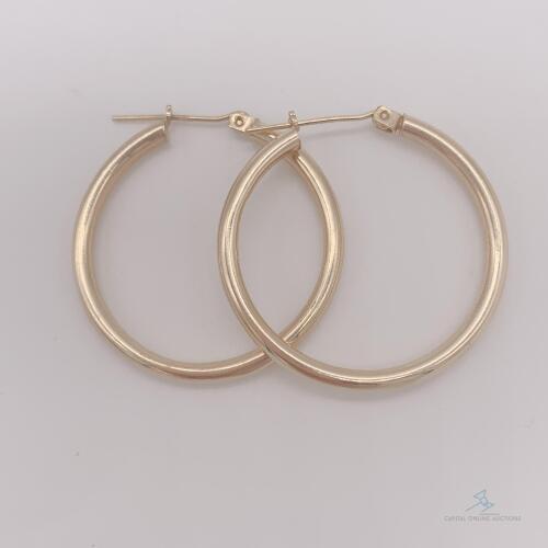 14kt Yellow Gold Hoop Earrings