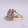 14kt Gold "M" Ring - 2