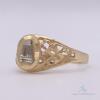 14kt Solid Yellow Gold "A" Ring - 2