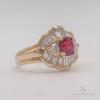 18kt Gold, Ruby, & Diamond Ring - 3