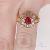 18kt Gold, Ruby, & Diamond Ring - 5