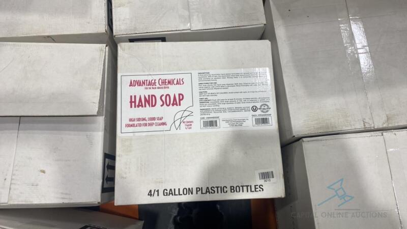 Case of Four 1 Gallon Advantage Chemicals Hand Soap (6)