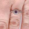 14kt Gold, Blue Sapphire, & Diamond Ring - 4