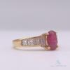 18kt Gold, Ruby, & Diamond Ring - 3