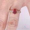 18kt Gold, Ruby, & Diamond Ring - 5