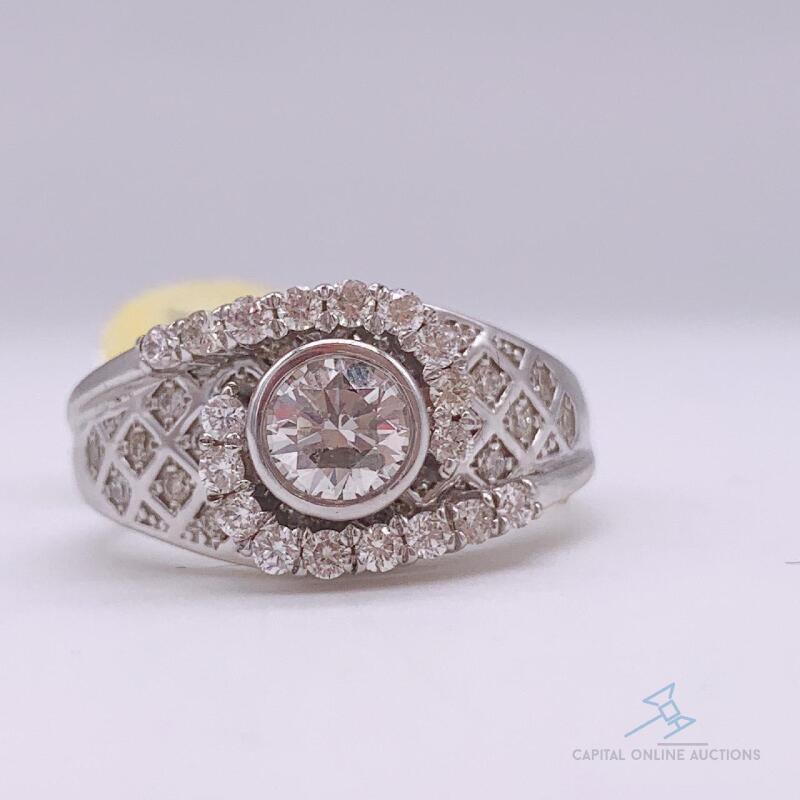 Amazing 14kt Gold & Diamond Ring