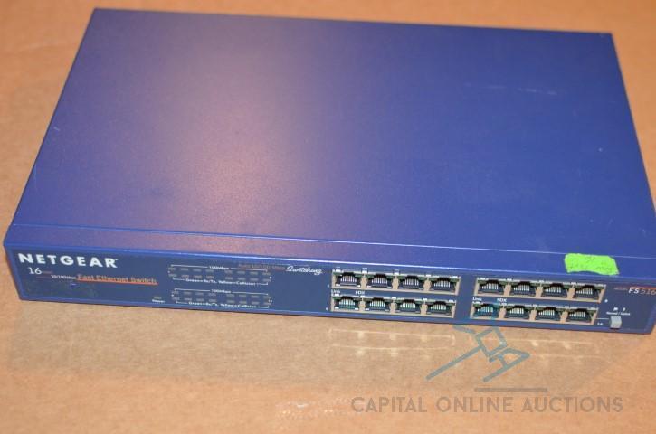 Netgear 16 Port FS515 Ethernet Switch