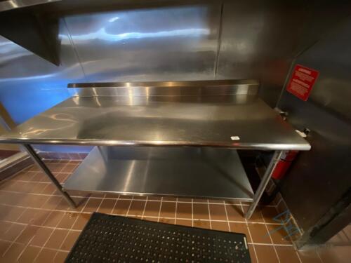 Stainless Steel Prep Table With Undershelf