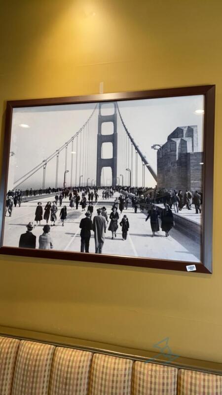 Framed Golden Gate Photo