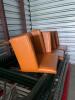 8 Orange Armchairs - 7