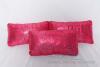 3 Pink Sequin Rectangular Pillows - 2